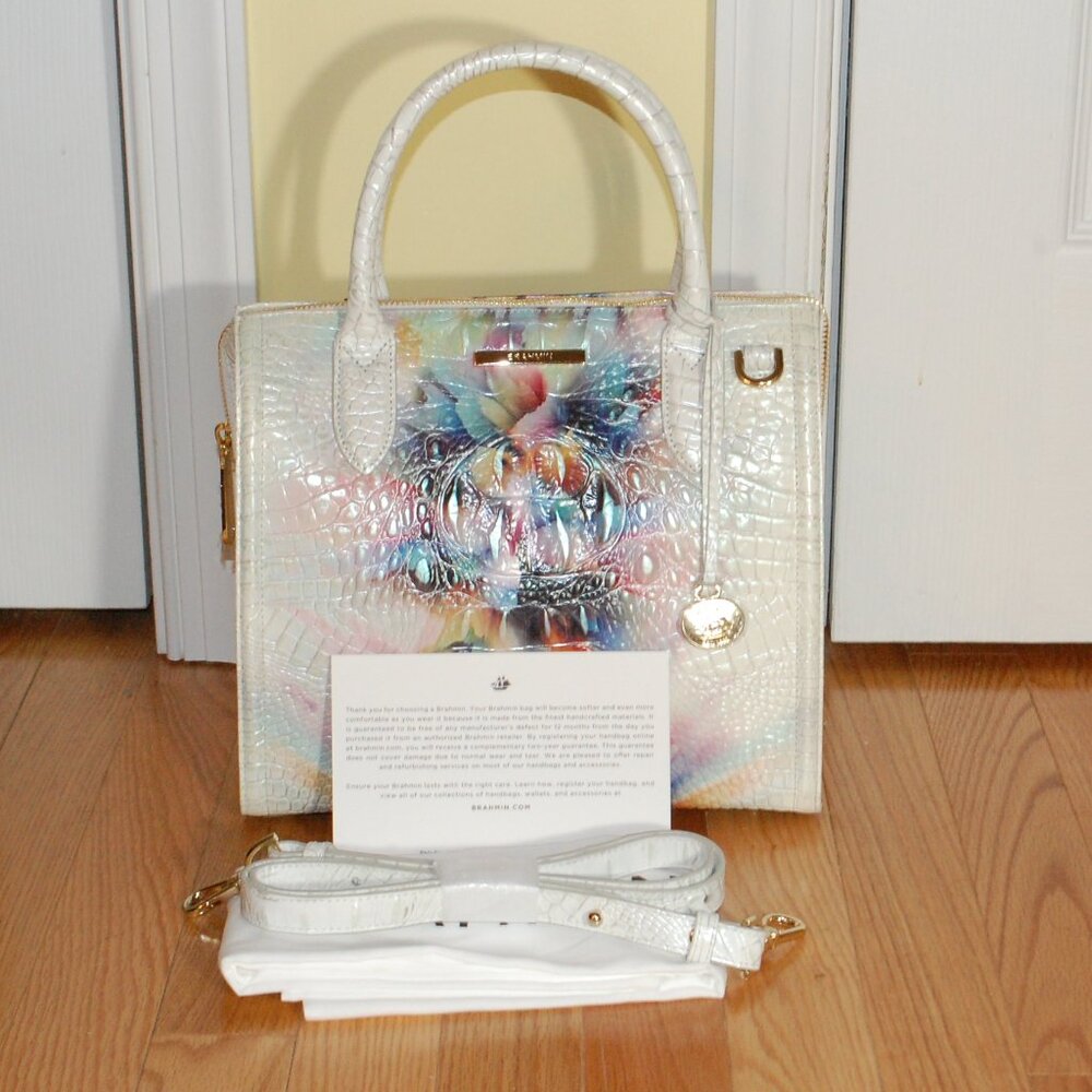 NWT Brahmin Small Caroline Prism Ombre Melbourne Satchel
